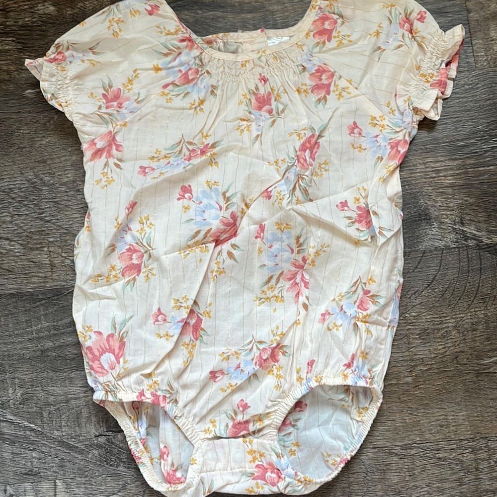 Osh Kosh floral onesie